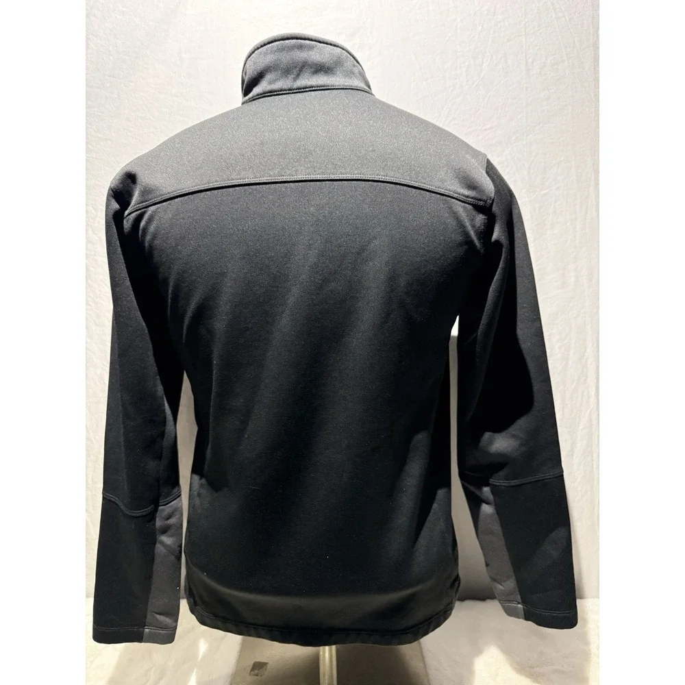 North Face‎ Jersey Track Jacket Pullover Half Zip Material Black System Men'S M